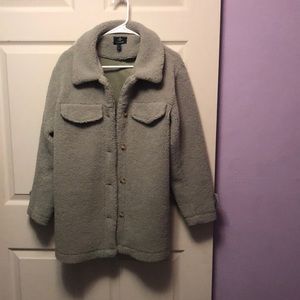 Sage, green, heavy weight, threadbare size 10 Shacket